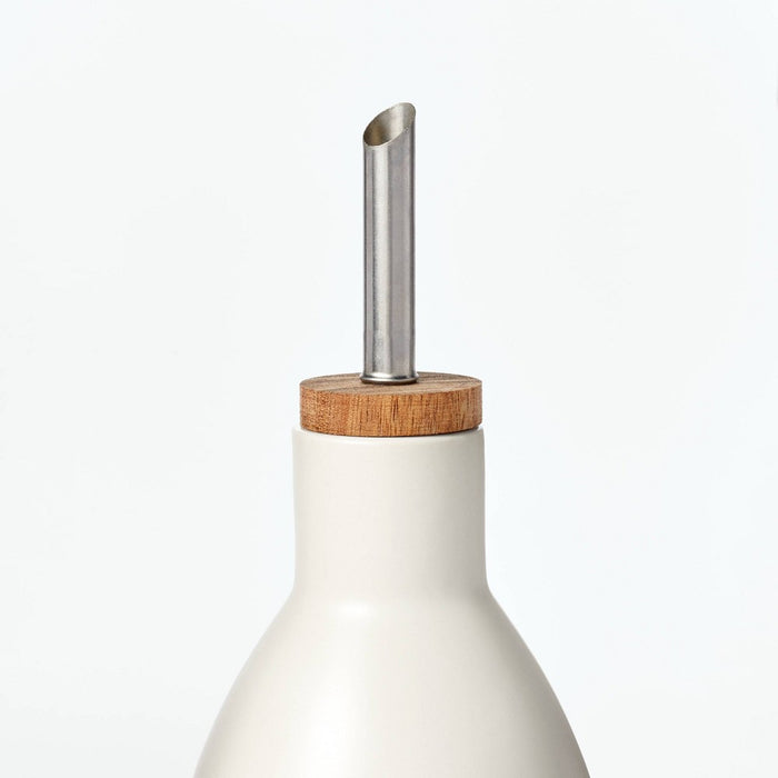 Ceramic Oil Pour Bottle Cream - Figmint