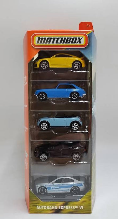 2024 Matchbox 5 Car Pack - AUTOBAHN EXPRESS VI
