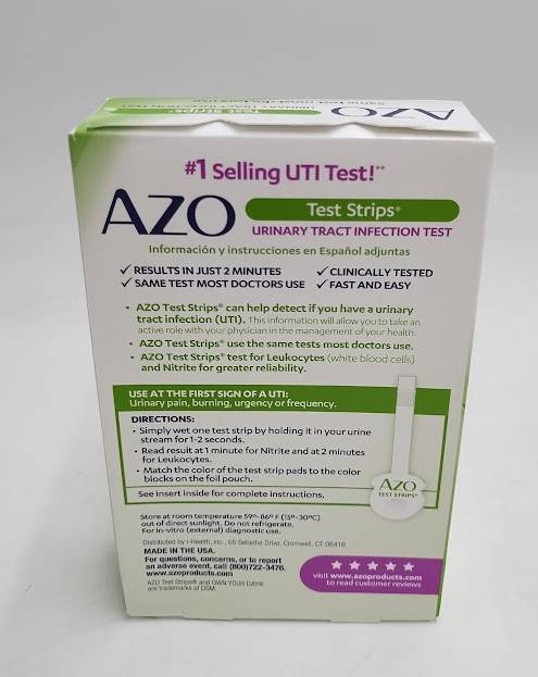 AZO Urinary Tract Infection Test Strips, UTI Test - 3ct - EXP 03/27