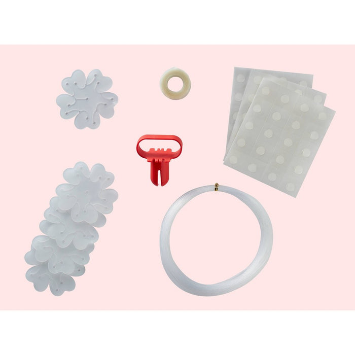68ct Balloon Garland Accessory Kit Clear