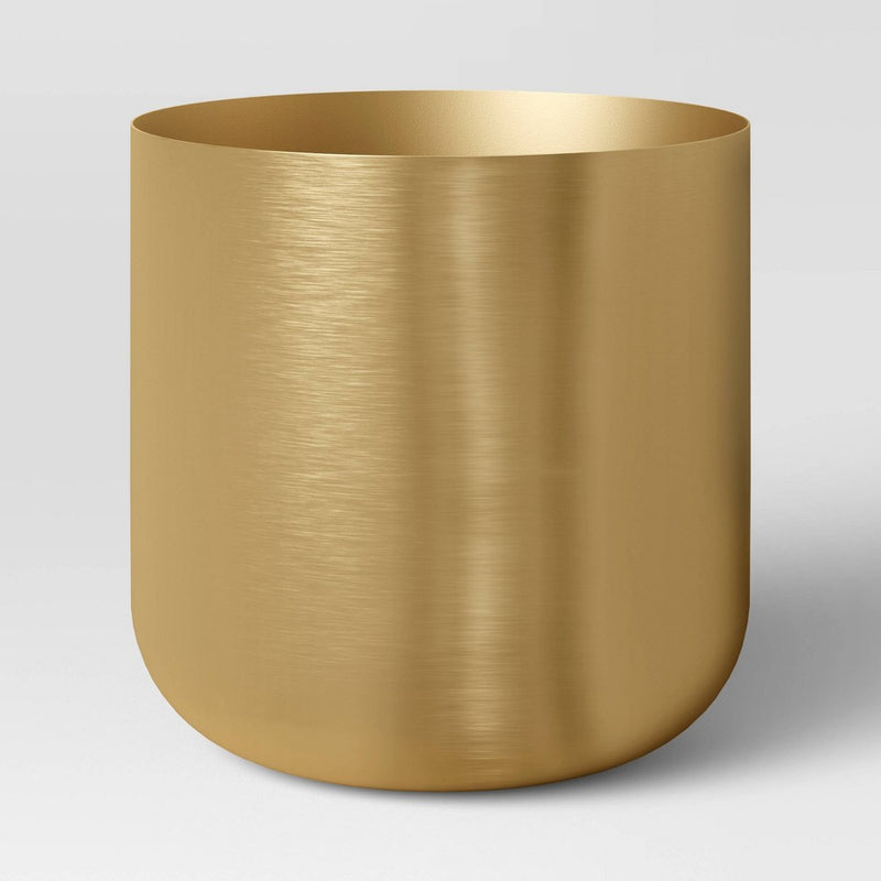 Medium Brass Planter - Threshold