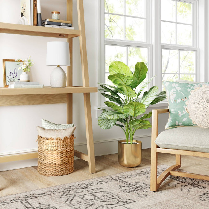 Medium Brass Planter - Threshold