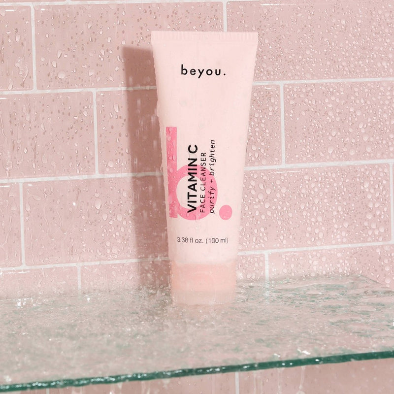 Beyou. Vitamin C Face Cleanser + Hydrate, Purify and Brighten + Sensitive Skin Friendly - 3.38 fl oz