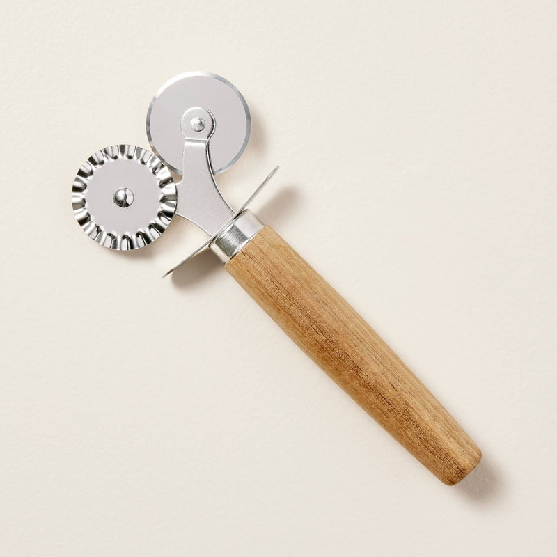 Wood & Stainless Steel Pastry Wheel - Hearth & Hand with Magnolia
