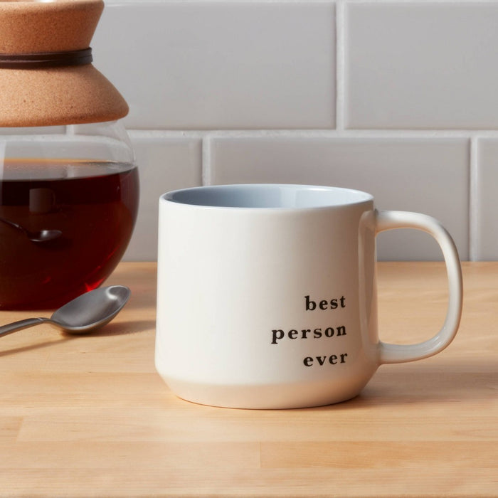 16oz Stoneware Best Person Ever Color Splash Mug - Threshold