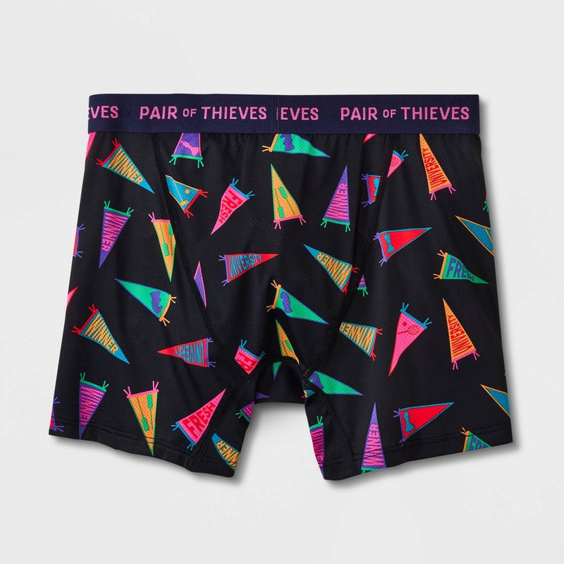 Pair of Thieves Men's Super Fit Boxer Briefs - Black M