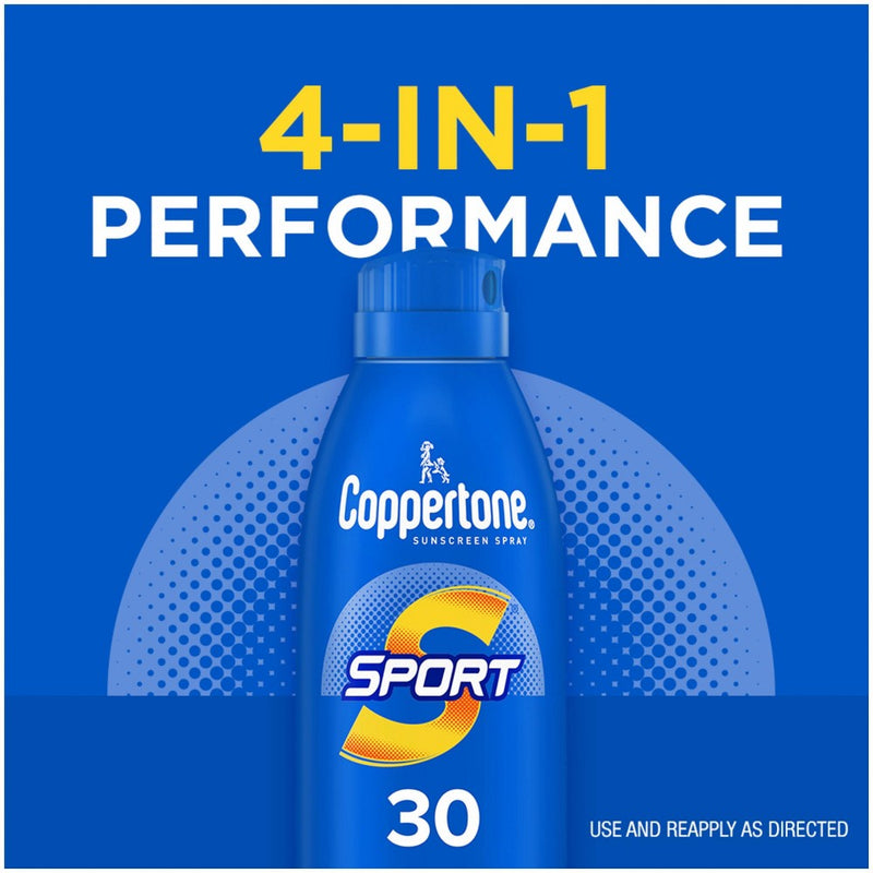 Coppertone Sport Sunscreen Spray - SPF 30 - Twin Pack 11oz