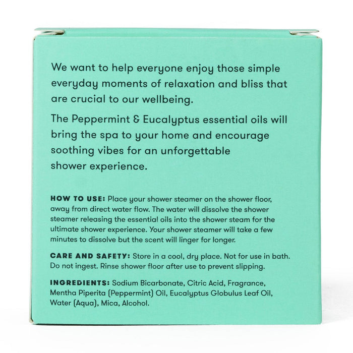 anihana Aromatherapy Essential Oil Mint Refresher Peppermint and Eucalyptus Shower Steamer - 1.76oz