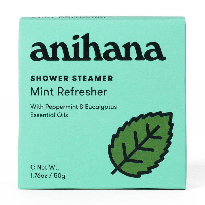 anihana Aromatherapy Essential Oil Mint Refresher Peppermint and Eucalyptus Shower Steamer - 1.76oz