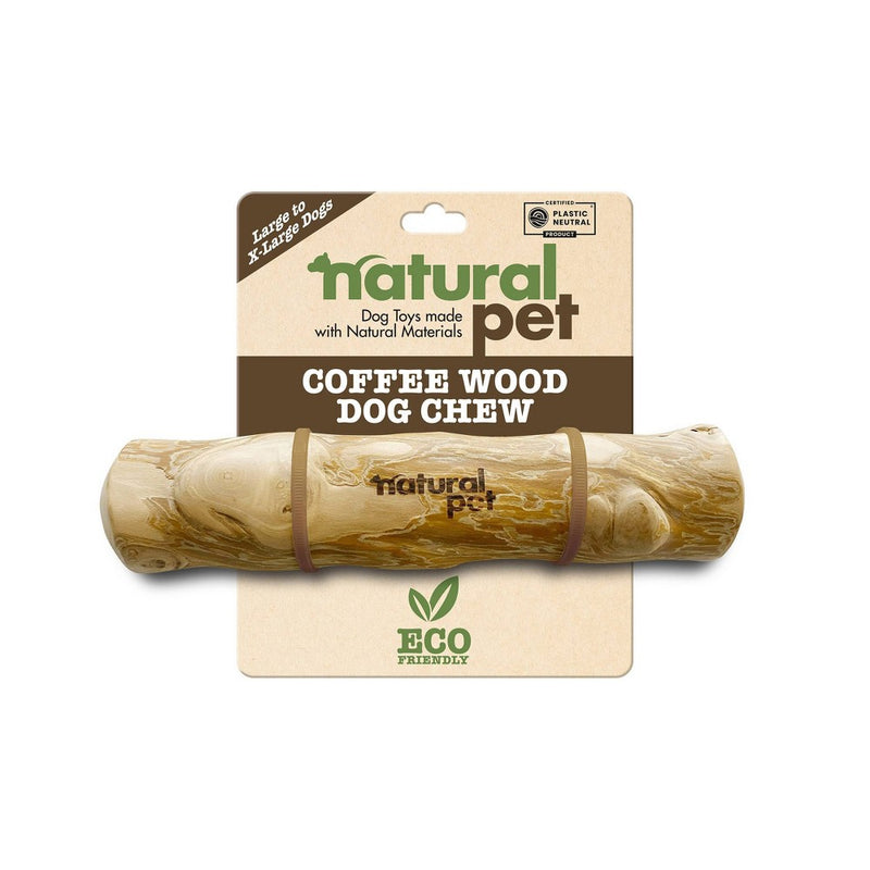 Natural Pet Coffee Wood Dog Chew Stick - L/XL