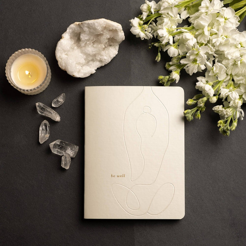 Ruled Journal 6"x8" Vegan Leather Be Well - DesignWorks Ink