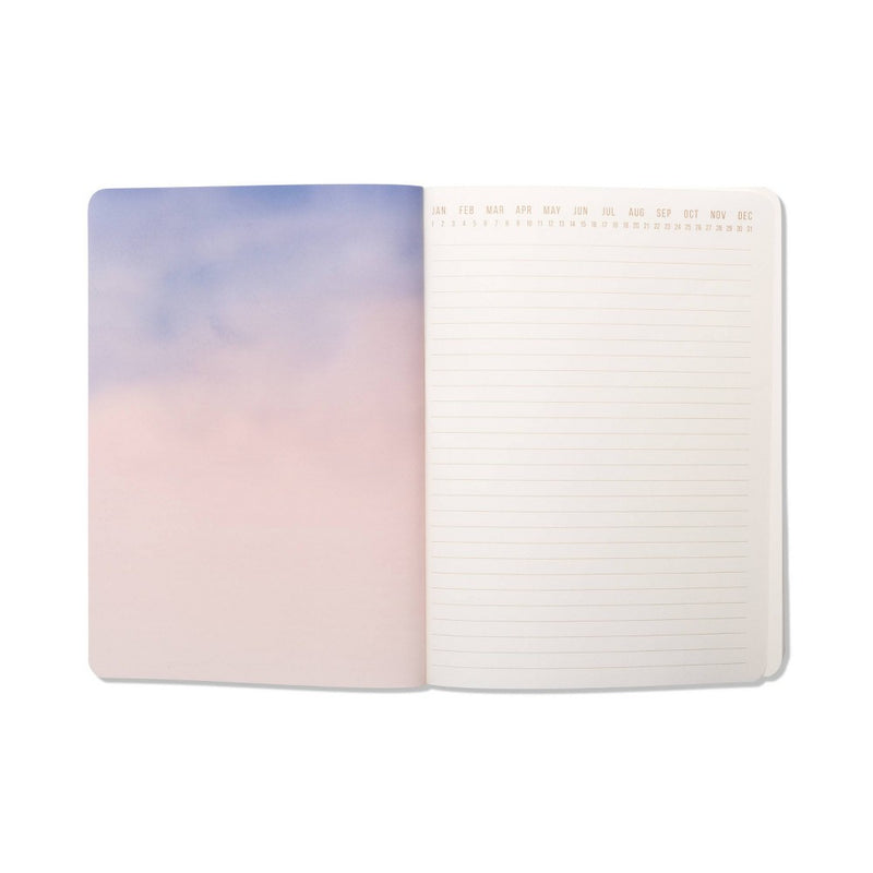Ruled Journal 6"x8" Vegan Leather Be Well - DesignWorks Ink