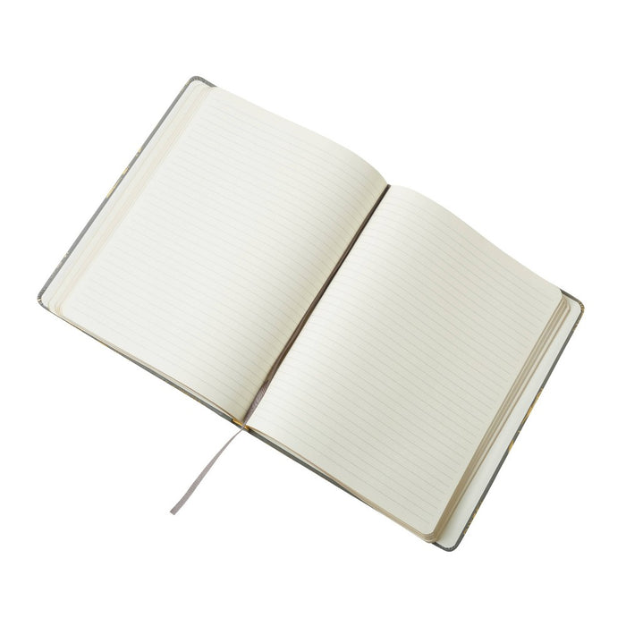 Ruled Journal Floral Outline White 8" x 10" - Eccolo