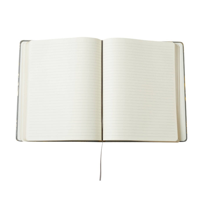 Ruled Journal Floral Outline White 8" x 10" - Eccolo