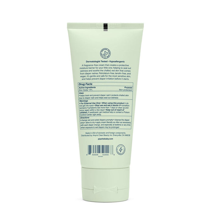 Pipette Baby Diaper Rash Cream - 3 fl oz