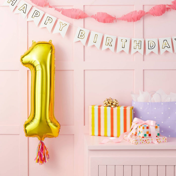 34" Number 3 Foil Balloon - Spritz