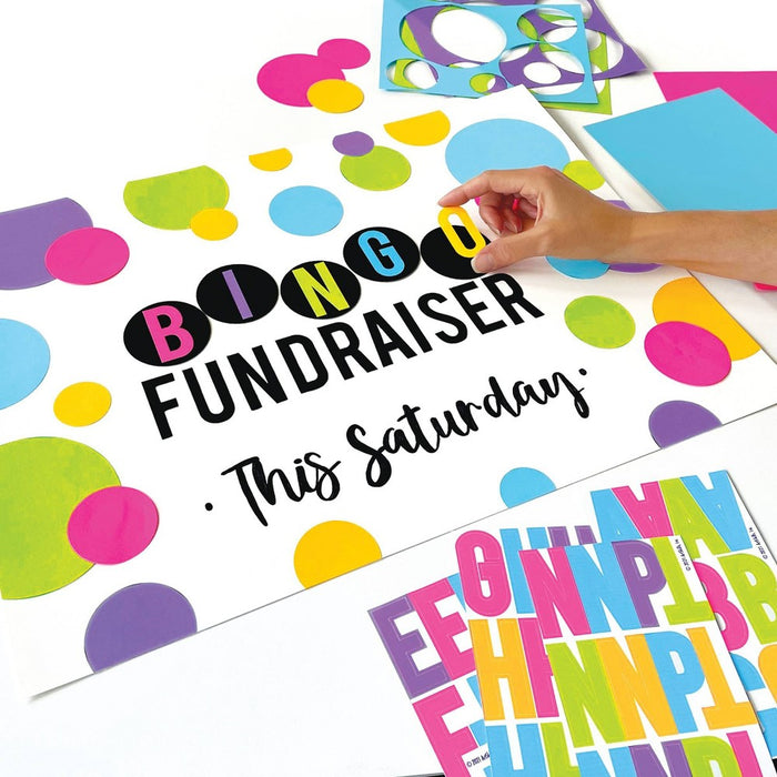 Card Stock Letters Neon - Artskills
