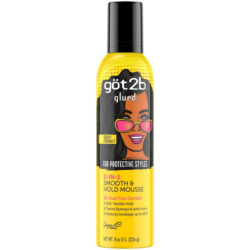 Got2B Glued Smooth & Hold Hair Mousse - 8oz