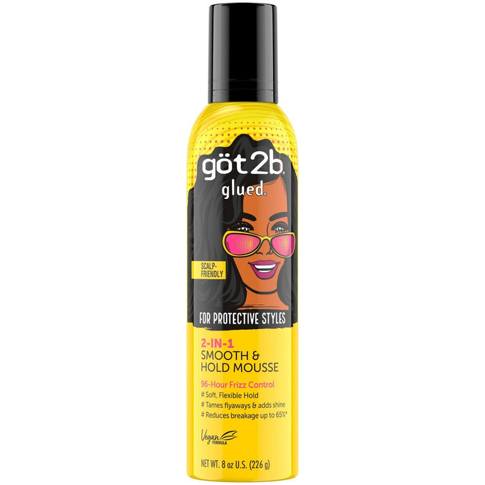 Got2B Glued Smooth & Hold Hair Mousse - 8oz