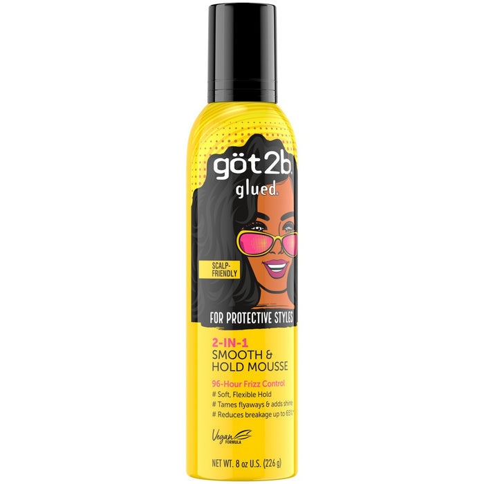 Got2B Glued Smooth & Hold Hair Mousse - 8oz