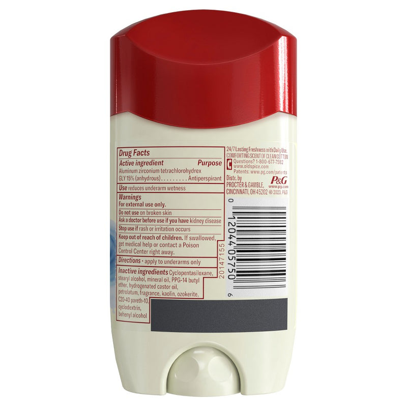 Old Spice Men's Antiperspirant & Deodorant - Comfort with Clean Cotton Scent - 2.6oz