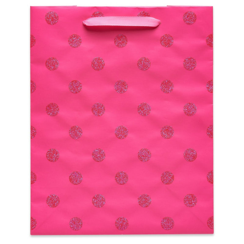 Small Dotted Birthday Gift Bag Pink - Spritz