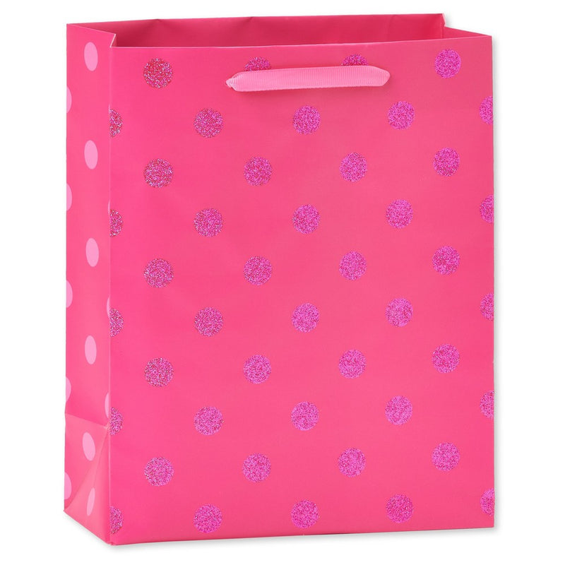 Small Dotted Birthday Gift Bag Pink - Spritz