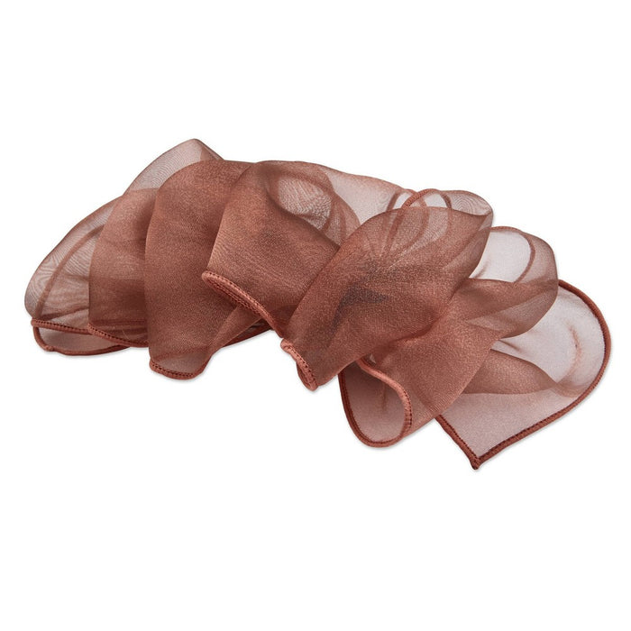 scunci be-u-tiful Chiffon Bow Barrette Clip - Taupe