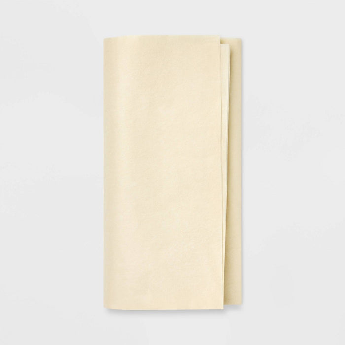 8ct Pegged Gift Packaging Tissues Solid Cream - Spritz