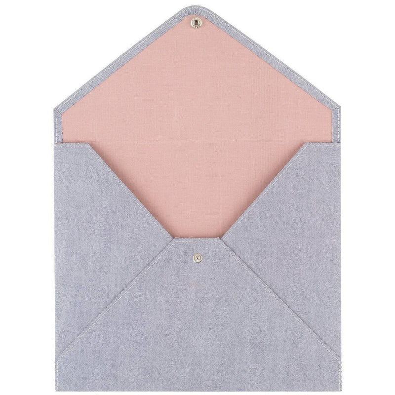 Chambray Document Pouch - Sugar Paper Essentials