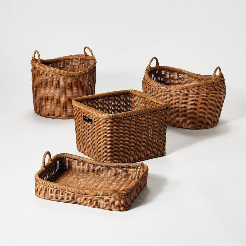 Cube Vintage French Basket - Threshold designed with Studio McGee