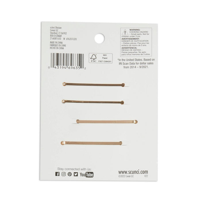 scunci Collection Glitz/Glam Bobby Hair Pin Set - 4ct