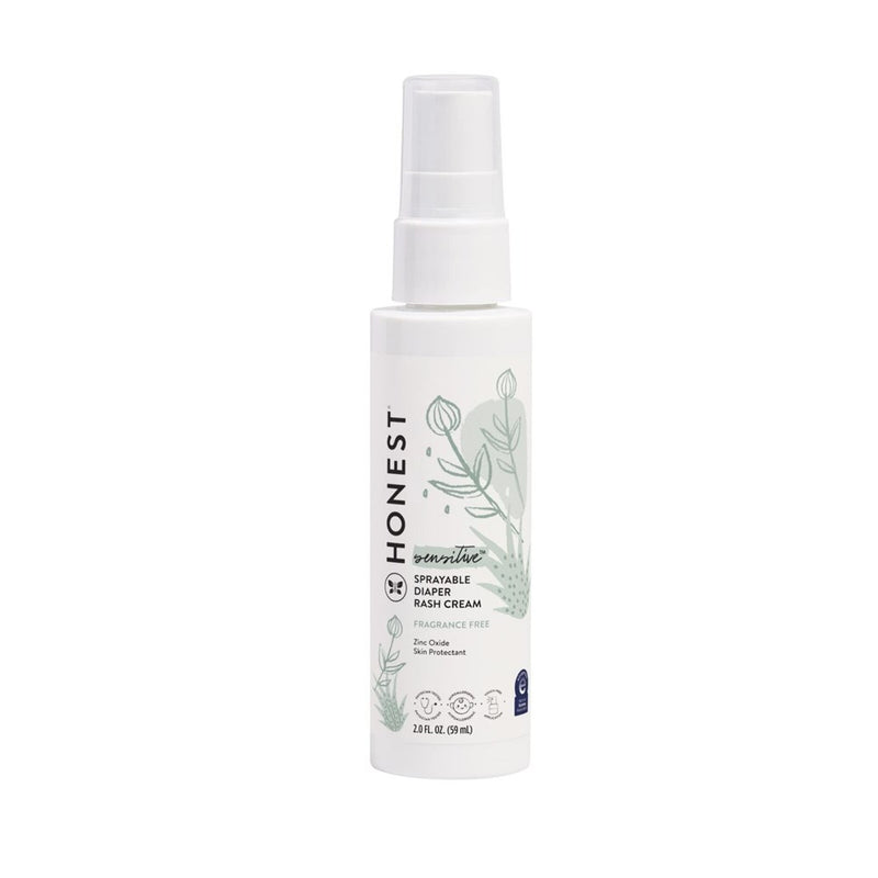 The Honest Company Sprayable Fragrance Free Diaper Rash Cream 2 fl oz EX 1/2025