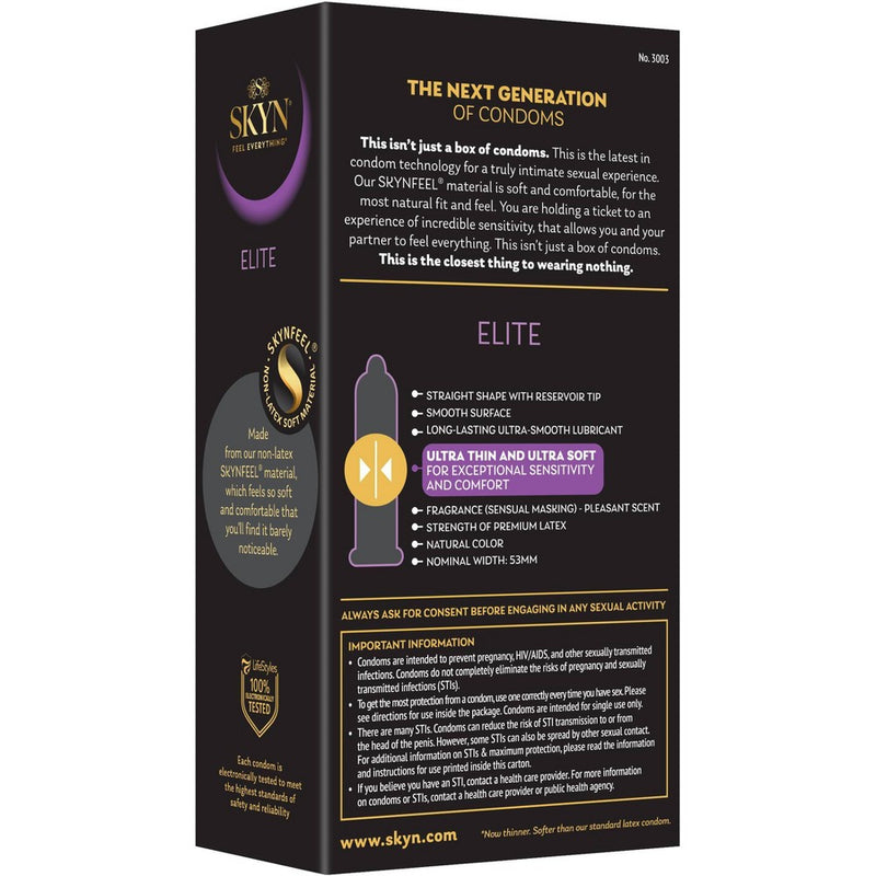 SKYN Elite Non-Latex Condoms - 12ct