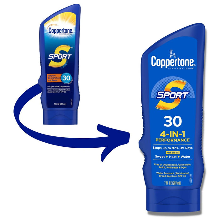 Coppertone Sport Sunscreen Lotion - SPF 30 - 7 fl oz