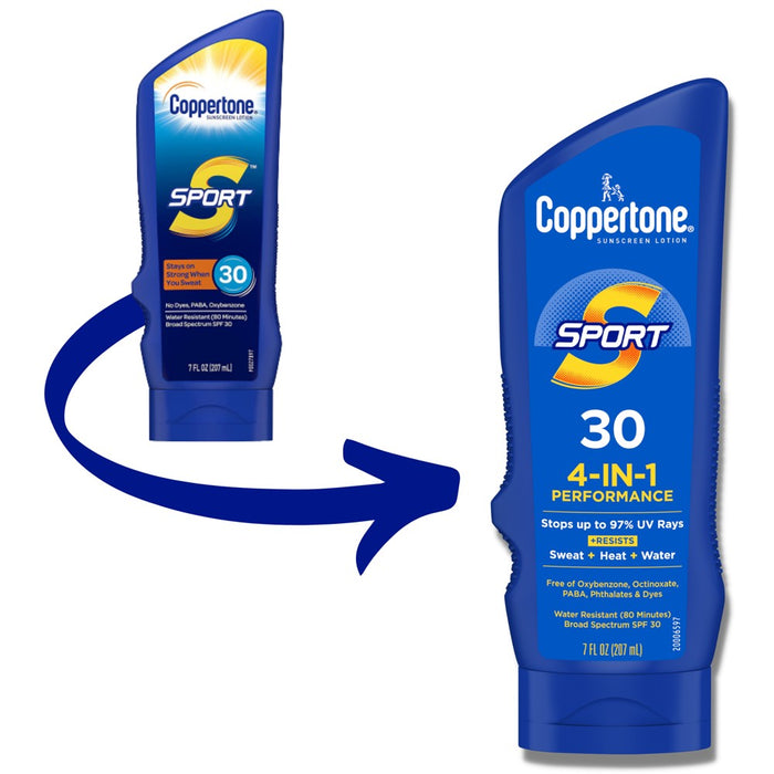 Coppertone Sport Sunscreen Lotion - SPF 30 - 7 fl oz