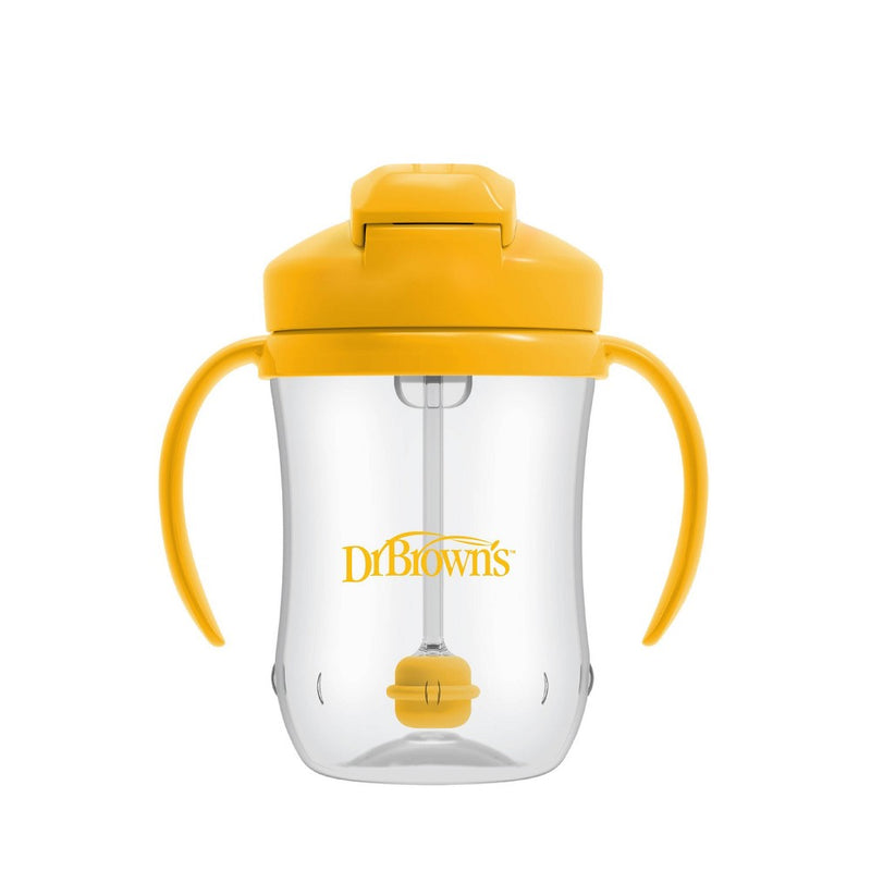 Dr. Brown's 8 fl oz Baby First Straw Cup - Yellow