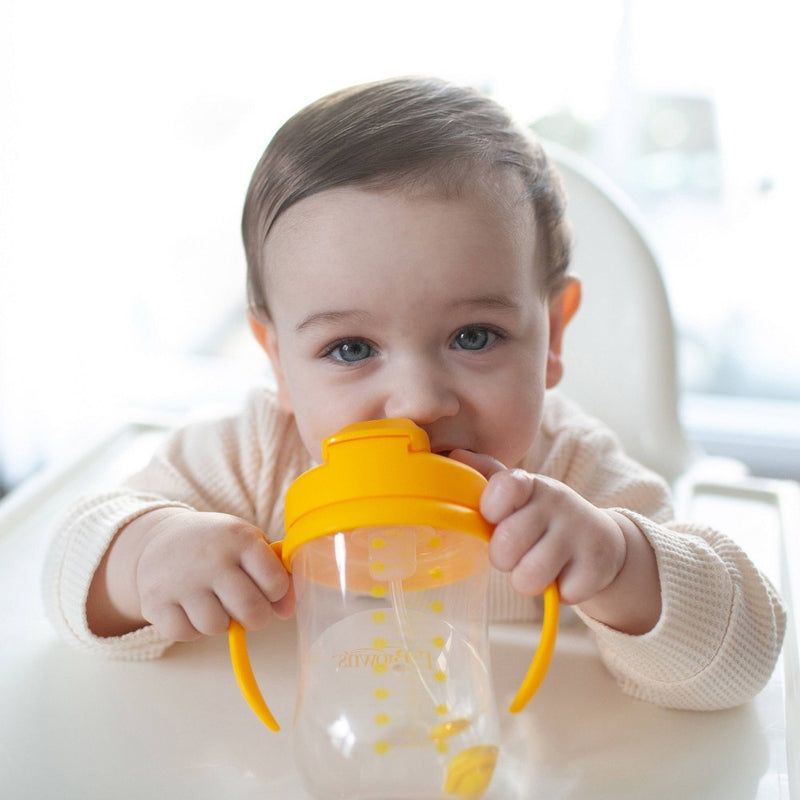 Dr. Brown's 8 fl oz Baby First Straw Cup - Yellow