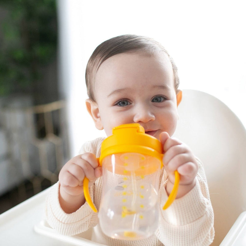 Dr. Brown's 8 fl oz Baby First Straw Cup - Yellow
