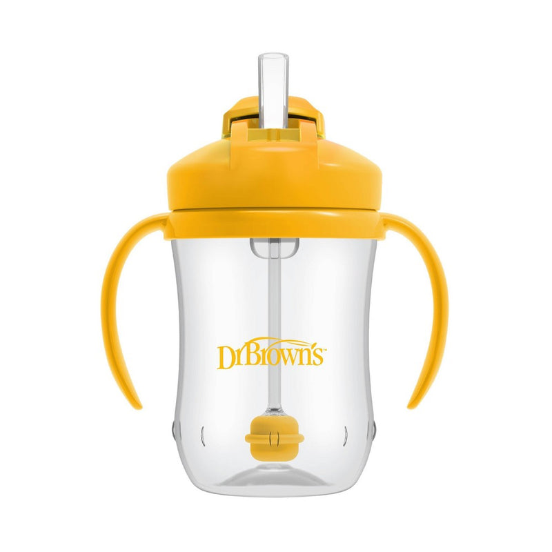 Dr. Brown's 8 fl oz Baby First Straw Cup - Yellow