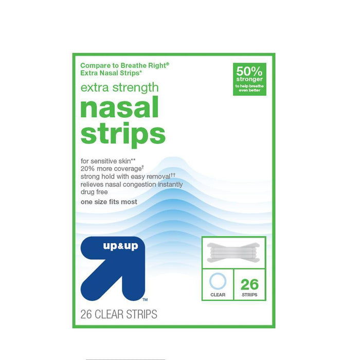 Extra Strength Nasal Strips- 26ct - up & up