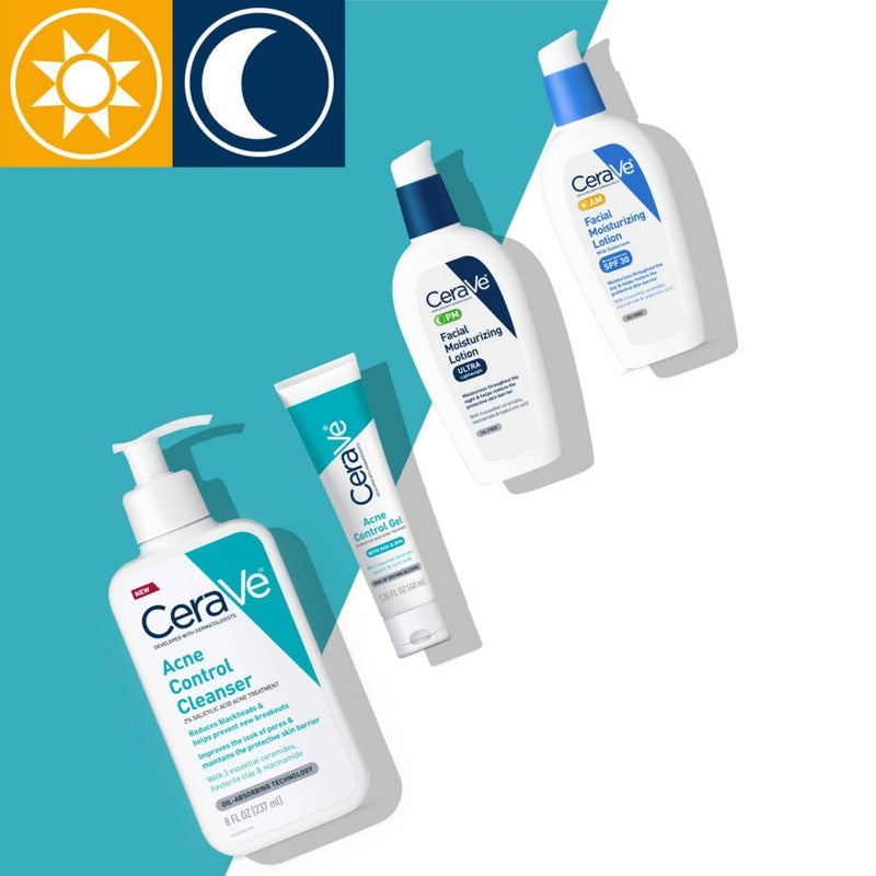 CeraVe Acne Foaming Cream Face Cleanser, Acne Treatment Face Wash - Fragrance-Free - 5oz