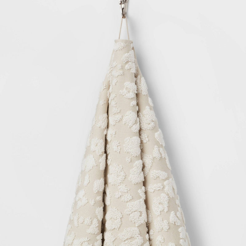 Performance Plus Bath Towel Cream Leopard - Threshold