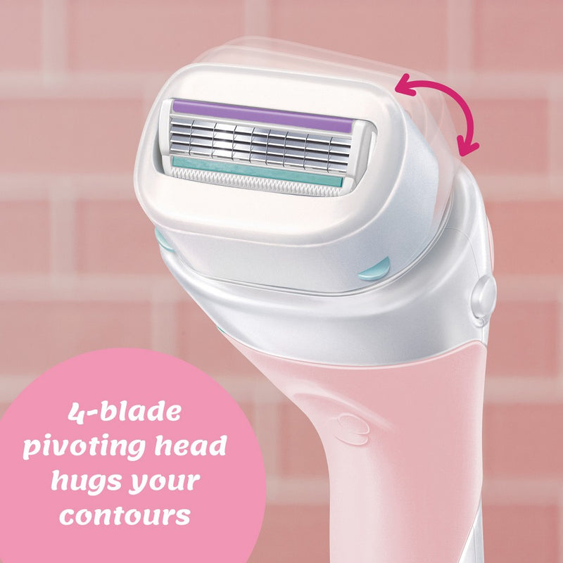 Schick Women's Intuition Advanced Moisture Women's Razor - Trial Size - 1 Razor Handle and 2 Refills
