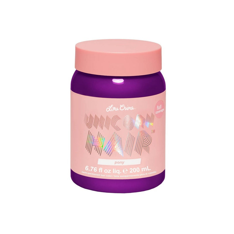 Lime Crime Unicorn Hair Semi-Permanent Full Coverage - Pony - 6.76 fl oz