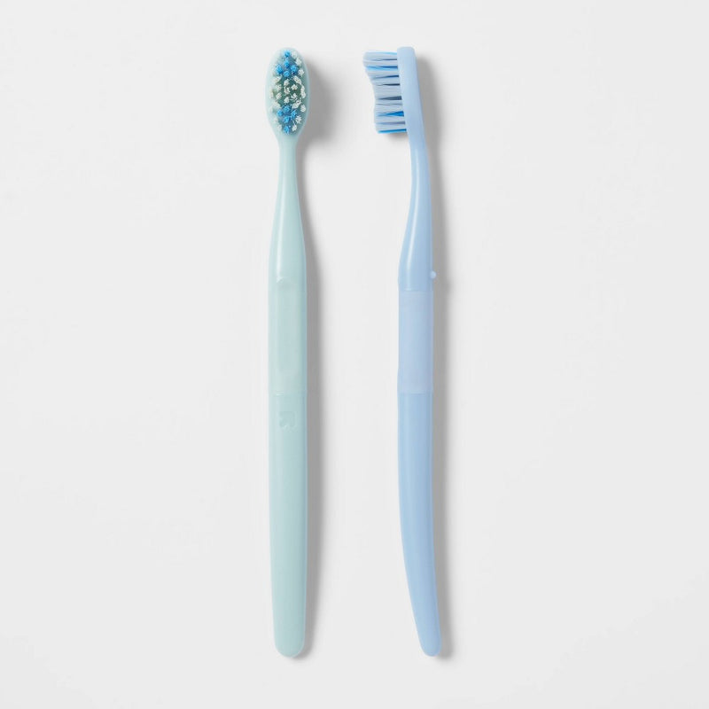Deep Clean Toothbrush Soft - 2ct - up & up