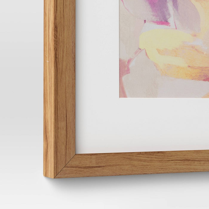 (Set of 2) 16" x 20" Painterly Collage Framed Wall Canvases - Threshold
