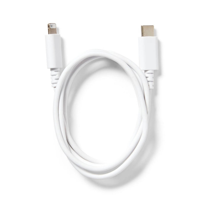 3' Lightning to USB-C Charging Cable - dealworthy White