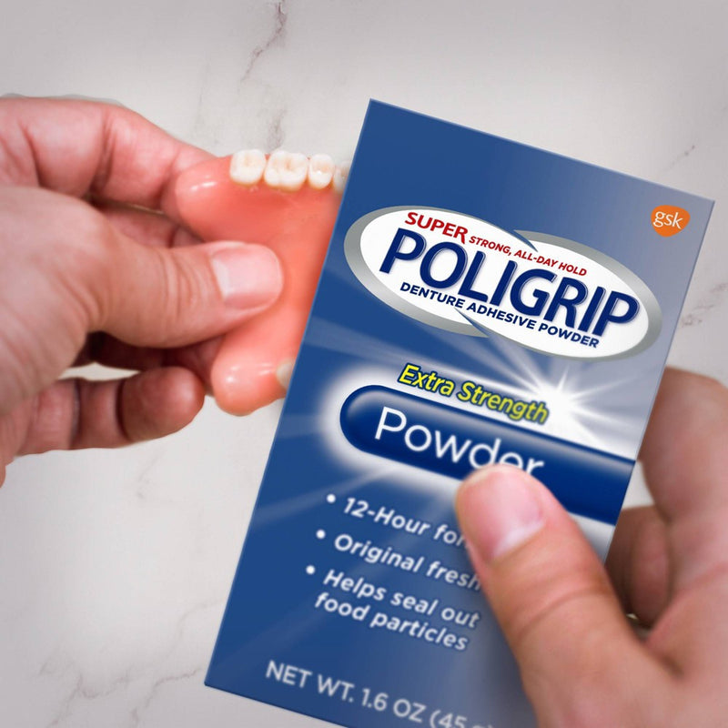 Poligrip Extra Strength Denture Powder - 1.6oz