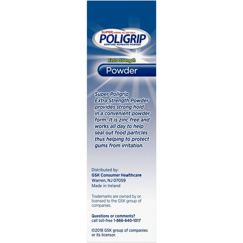 Poligrip Extra Strength Denture Powder - 1.6oz